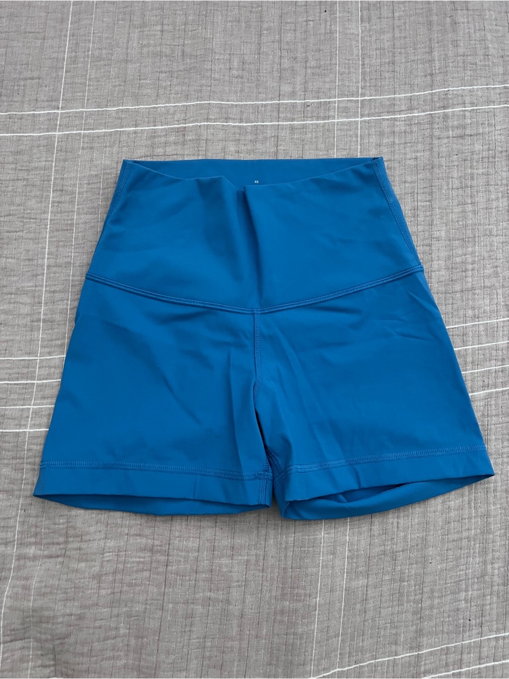 Everlane High-Waist Teal Blue Women's Athletic Shorts